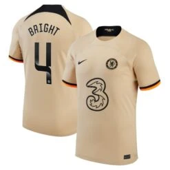 Nike Chelsea WSL Third Stadium Shirt 2022-23 With Bright 4 Printing