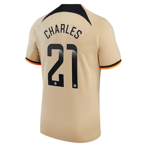 Nike Chelsea WSL Third Stadium Shirt 2022-23 With Charles 21 Printing 5 Nike Chelsea WSL Third Stadium Shirt 2022-23 With Charles 21 Printing - Image 3