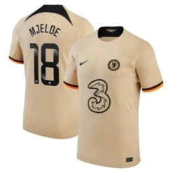 Nike Chelsea WSL Third Stadium Shirt 2022-23 With Mjelde 18 Printing