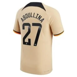 Nike Chelsea WSL Third Vapor Match Shirt 2022-23 With Abdullina 27 Printing -Nike Store chelsea wsl third vapor match shirt 2022 23 with abdullina 27 printing ss4 p 13356301pv 2u 5nccxzpgitko19df404mv 5b6008bff987422d8a1f61f9b2555f38
