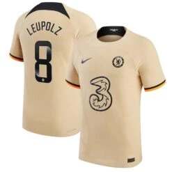 Nike Chelsea WSL Third Vapor Match Shirt 2022-23 With Leupolz 8 Printing